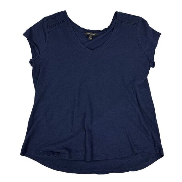 Banana Republic Womens Short Sleeve Top Scoop Neck Size Medium - Picture 3 of 9